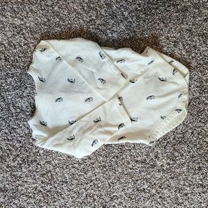 Penguin long sleeve onesie/bodysuit